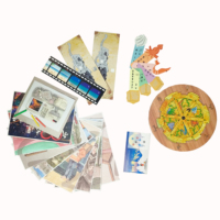 Puzzle en papier personnalisé en gros avec plusieurs accessoires, jeu de roulette, puzzle imprimable pour enfants, puzzles en papier pour enfants