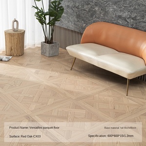 Baldosas de <span class=keywords><strong>parquet</strong></span> de lujo Versalles | Diseño clásico de espiga y Chevron de madera maciza de ingeniería multicapa (600x600x15mm) - Product Image 6