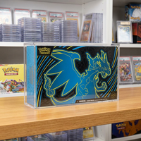 Étui de présentation en acrylique magnétique compatible avec Mega Phantom Charizard EX UPC/Scarlet & Violet 151 MEW UPC Ultra-Premium Collection
