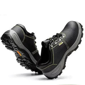 Superior Quality Brand Insulated Electrician Safety Shoes cheap high cut Safety Leather Shoes anti-smash Function shoes