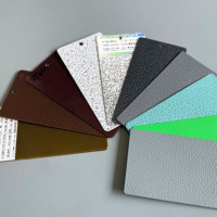 Poudre de revêtement époxy métallique de haute qualité à effet spécial de pulvérisation électrostatique, texture froissée, pour meubles, peinture de bateau