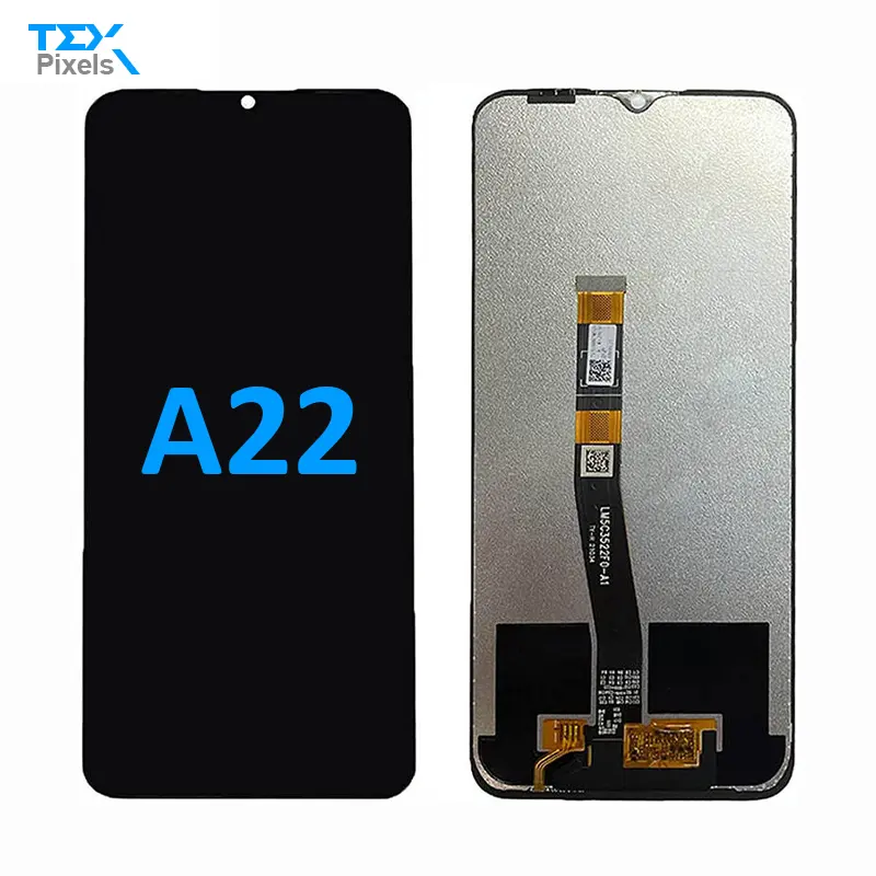 Pantalla táctil LCD para teléfono móvil Samsung, montaje de pantalla táctil de 6,6 pulgadas, compatible con Samsung A22, modelo Galaxy A22, venta al por mayor