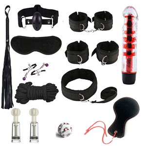 <span class=keywords><strong>Jeu</strong></span> pour adulte SM Sex Toys 7-26 Set Menottes de retenue et peluche Bondage BDSM <span class=keywords><strong>Couple</strong></span> Sex Dildo & Anal Plug pour femme - Product Image 3