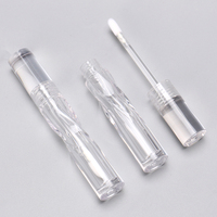 OMI Personnalisé Moderne Vide Clair 3.5ml Récipient de Brillant à Lèvres Recyclable Unique Bouteille de Brillant à Lèvres Tubes en Plastique