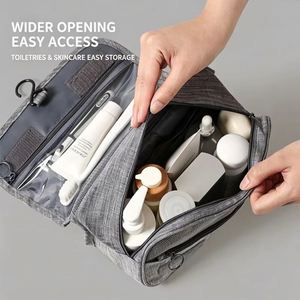 Fashion Travel Business Nylon <b>Bag</b> | Large Capacity Waterproof Zipper <b>Hanging</b> <b>Wash</b> <b>Bag</b> for Men Women | Wet-Dry Separation 3-6L - Product Image 4