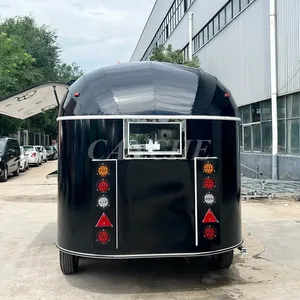 Carrito de Comida Personalizado para Helados de Café Negro, Camión de Comida Móvil para Hamburguesas y Tacos - Product Image 6