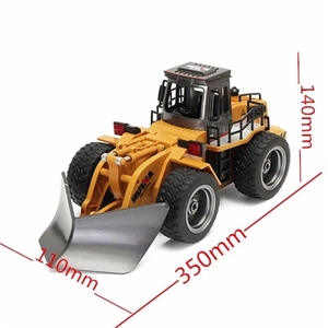 Newset Huina 1586 1/18 6CH 2,4 Ghz Camión de carga frontal completamente funcional Juguetes Construcción de control remoto RC Coches Tractor - Product Image 2