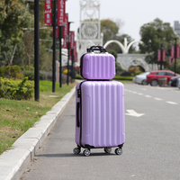 Ensemble de Bagages de Voyage 20, 22, 24, 28 Pouces avec Roues Pivotantes, Valise à Main et Trolley pour Femme