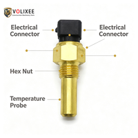 Capteur de température d'eau du liquide de refroidissement du moteur 01182836 compatible avec Deutz Diesel NTC Thermistor Sender Unit