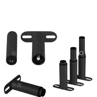 Pieds réglables en métal Support de lit en cuir épaissi pour canapé Lit doux pliant Panneau rétractable Style bois Épaissi Côtes épargnées