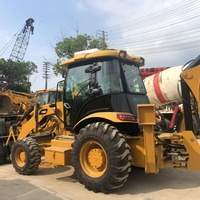Chargeuse-pelleteuse Caterpillar Cat420f 420E d'occasion, 99% neuve, avec de belles performances, chargeuse-pelleteuse sur roues 4x4, Cat 420F d'occasion