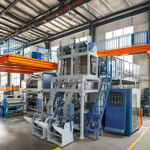 Máy làm túi tinh bột ngô phân hủy sinh học Máy thổi màng nhựa Máy thổi màng thổi thiết bị máy ép đùn - Product Image 6