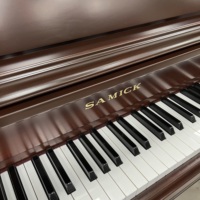 Used Samick SC1118MD Brown Glossy Upright Piano 118cm for Student Exam
