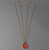 Nouveautés Métal Kamen Rider Collier Collier Cassé Oeil D'aigle Logo Couple Pendentif Collier pour Couples Amoureux