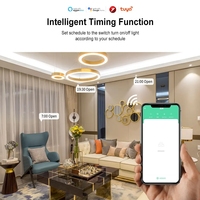Interrupteur mural intelligent 30a 6600w, Module de relais Wifi, contrôleur récepteur, application Tuya, télécommande sans fil, Alexa google Home