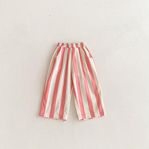 Pantalones Infantiles de Primavera y Otoño, Pantalones Casuales a Rayas para Niños y Niñas, Ropa de Moda para Bebés - Product Image 6