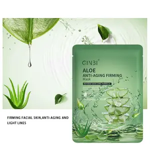 OEM Wholesale Organic Sheet Fruit Custom Aloe Vera Facial Sheet Mask Beauty Supplier Functional Facial Mask Female Face Sheet