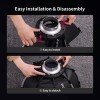 Grille octogonale en nid d'abeille Ulanzi AS-045 à dégagement rapide pour Softbox 3308 Compatible Bowens Mount Photo Studio Flash Accessoires