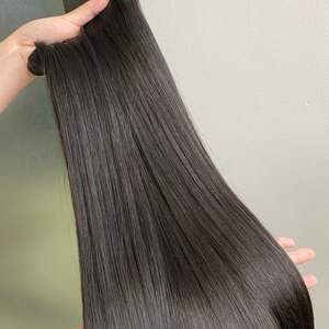 双拉伸头发延伸束，超级双拉伸直发，印度未加工双拉伸生柬埔寨头发 - Product Image 4