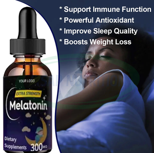 Ausreson OEM obat tidur Melatonin tetes tidur, plester tidur bagus, membantu suplemen L Theanine Melatonin tetes - Product Image 4
