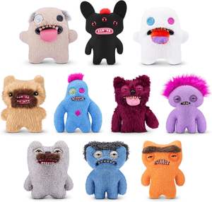 Para la serie de colección Fuggler Hairy Fuggs 9 pulgadas divertido monstruo feo suave llavero de peluche de juguete en varias telas - Product Image 2