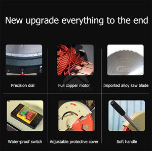 เครื่องเลื่อยตัดอลูมิเนียมอัลลอยด์แบบแมนนวลเครื่องตัดโปรไฟล์ CNC อลูมิเนียม - Product Image 3