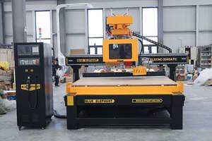 Customizable Wood CNC 1325 2030 2040 ATC CNC Linear Automatic Tool Changer with Vacuum <b>Table</b> Top - Product Image 5