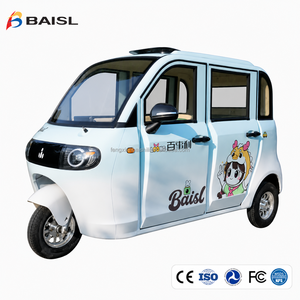 รถ<span class=keywords><strong>สามล้อ</strong></span>ไฟฟ้าแบบปิดเต็มคัน 1000W 60V ทรงรถยนต์ ห้องโดยสารสามประตู ไฟหน้า LED สำหรับ<span class=keywords><strong>ผู้</strong></span>ใหญ่ เดินทางสะดวก - Product Image 1