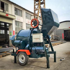 Selbstentladender Kippmischer, Tragbarer und Leistungsstarker Trommel-Betonmischer, Diesel- oder Benzinmotor-Zementmischer - Product Image 5