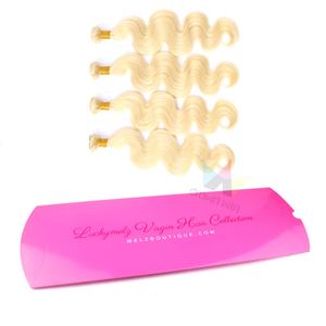 Custom Hair Bundles Extension <b>Matte</b> Packaging, Hair Extension Packaging Bags Luxury - Product Image 4