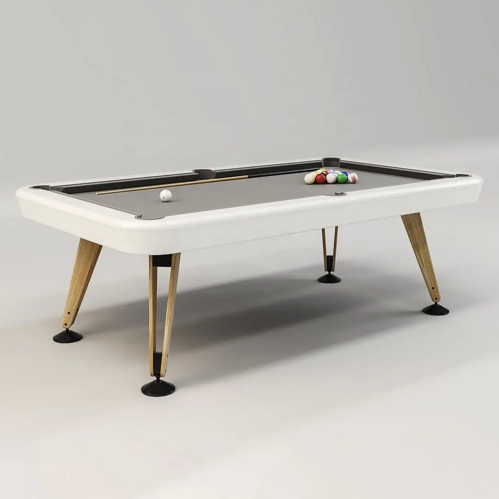 2021 Neuzugang Elegante und einfache 6ft 7ft kleine 2 in 1 Massivholz Schiefer Esszimmer Billard Billardtisch zu verkaufen