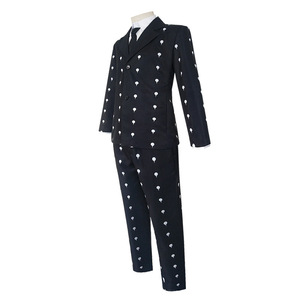 Disfraz de Bruno Bucciarati de Jojo's Bizarre Adventure para Hombre, Traje Negro de Funeral, Disfraz de Anime para Halloween - Product Image 4