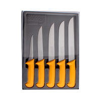 5 pièces bonne qualité acier inoxydable couteaux de boucher poisson désossage filet viande trancheuse cuisine abattage couteau ensemble