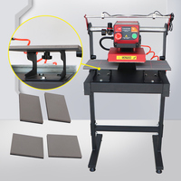 Presse à chaud pneumatique semi-automatique 3 en 1, poste de travail unique, imprimante à plat pour l'application d'étiquettes sur les vêtements, nouvelle