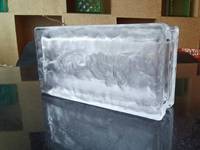 Bloc de verre JINGHUA 200*100*50MM CRISTAL DE GLACE-PAR BRIQUE DE VERRE