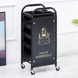 Nouveau chariot de salon de coiffure multifonctionnel à cinq niveaux pour outils de coiffure et de coloration, chariot de barbier et de beauté - Product Image 1