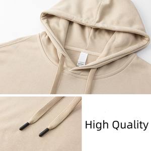 330 g de haute qualité en coton et polyester surdimensionné Ultra doux à manches longues col rond sweats et sweats à capuche pour hommes - Product Image 3