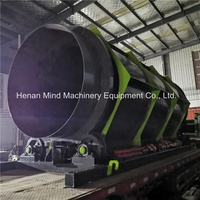 Broyeur de déchets ménagers, machine de tri, équipement de recyclage des déchets solides, ligne de recyclage des ordures, crible à tambour, moteur, roulement 90KW