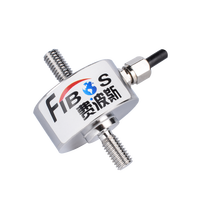 Celda de Carga de Empuje y Tracción de Acero Inoxidable de Alta Calidad Industrial FIBOS FA203 de China, Transductor de Fuerza de 50100, 200, 500, 1000, 2000N con Rosca