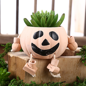 Maceta <span class=keywords><strong>de</strong></span> cerámica para suculentas bonsái <span class=keywords><strong>de</strong></span> jardín, maceta <span class=keywords><strong>de</strong></span> arcilla, maceta <span class=keywords><strong>de</strong></span> flor <span class=keywords><strong>de</strong></span> remache, robot <span class=keywords><strong>de</strong></span> dibujos animados <span class=keywords><strong>de</strong></span> porcelana pequeña, contenedor <span class=keywords><strong>de</strong></span> setas en maceta - Product Image 6