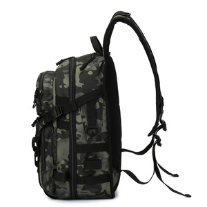 Luya Men's Dual-Use Tactical <b>Backpack</b> Large Capacity Multi-Functional for Outdoor Travel Mountaineering Cycling Fishing <b>Backpack</b> - Product Image 3