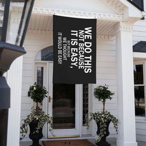 Non lo facciamo solo <span class=keywords><strong>perché</strong></span> IT è facile. Decorazione per bandiera da esterno Black Flag 3*5Ft - Product Image 5