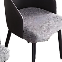 Fauteuil moderne de luxe léger haut de gamme, design tendance, avec dossier et structure en fer, mobilier de restaurant