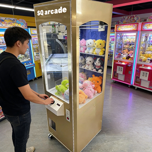 Mini machine à griffes d'arcade personnalisable, de style métallique, avec logo, pour la location en magasin de beauté, pour jouets et peluches, à monnayeur - Product Image 6
