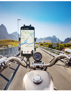 SLKE alliage d'aluminium 360 Rotation antidérapant rétractable réglable Cache moto <span class=keywords><strong>Mobile</strong></span> support pour téléphone portable - Product Image 6