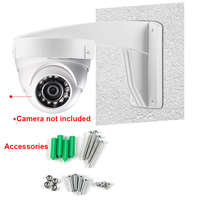 Soporte de pared de plástico versátil de precio más bajo de fábrica china para soporte de cámara domo de seguridad CCTV duradero