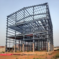 Bâtiment métallique moderne à plusieurs étages à structure en acier pour une construction rapide pour les centres commerciaux résidentiels, les parkings et les bureaux