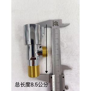 Robinet d'angle en cuivre avec perle de couleur 1/2 pouce, rouge et bleu, pour eau chaude et froide, salle de bain et cuisine - Product Image 3