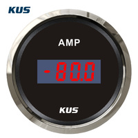 Jauge d'ampèremètre KUS SEA-V Series 52 mm, jauges automobiles 12 V/24 V pour bateau universel