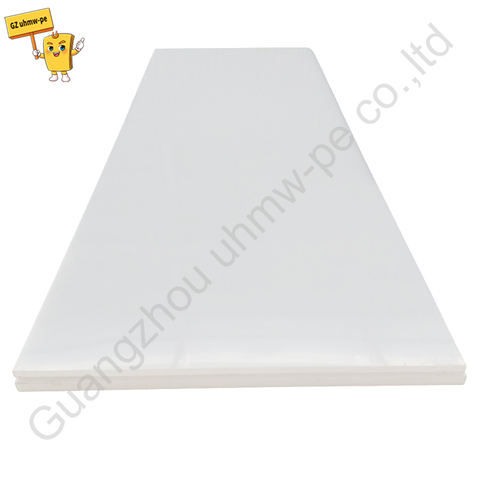 UHMWPE Sheet 4x8 4x10 1/4 1/2 1 Inch Thick White Black Yellow High Wear Resistant Cutting Service Board Panel